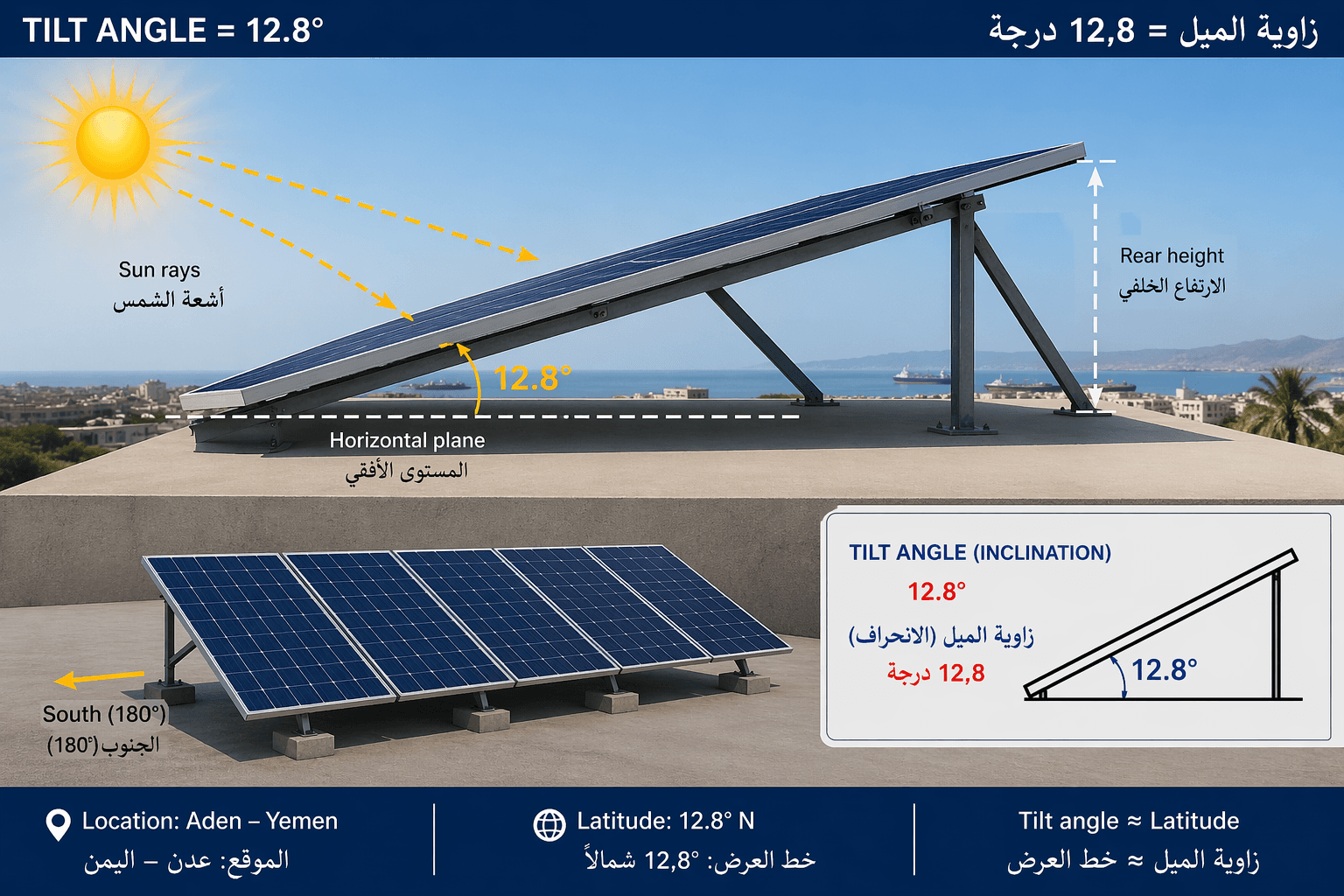 Installation de panneaux solaires